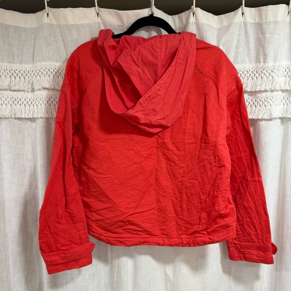 Sweaty Betty Nomad Pullover Jacket In Tulip Red Size 4 - Picture 6 of 7